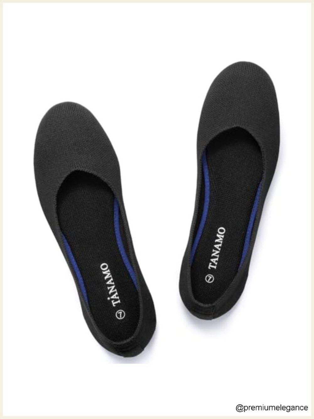 Women's Ballet Flats Soft Knit Foldable Travel Comfort Shoes